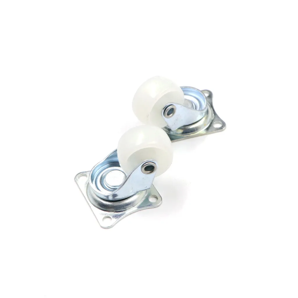 1 Inch Plastic Wheel Caster Wheels (Metal Body)