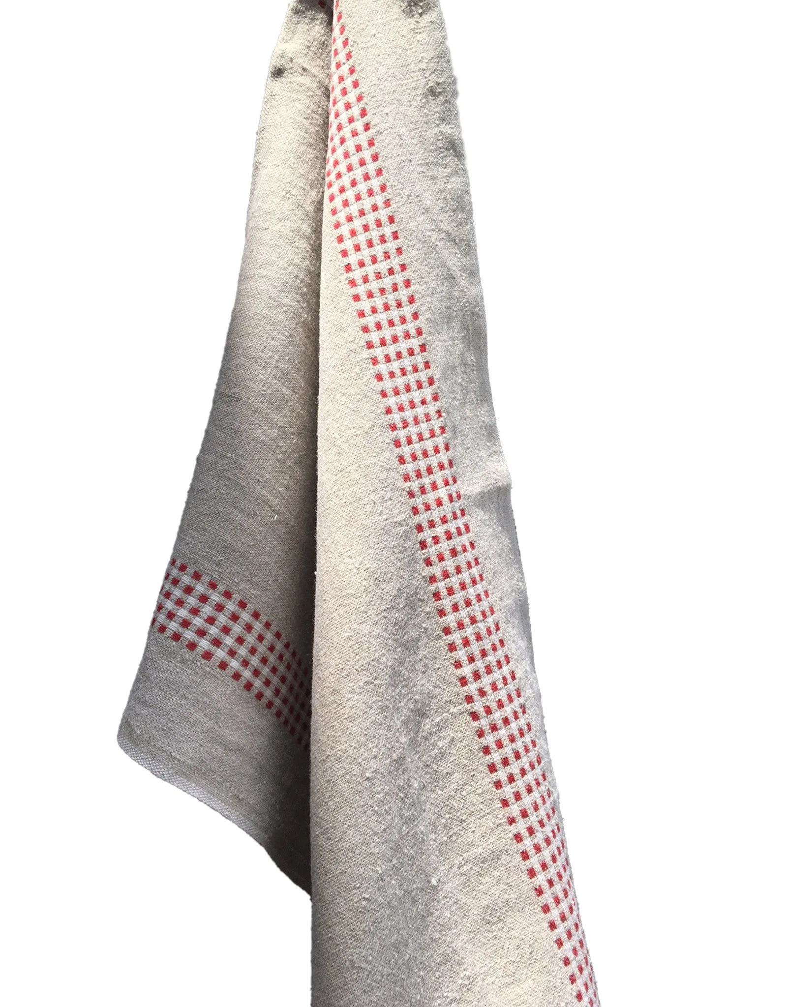 100% French Linen Kitchen Tea Towel Lustcru Lin Rouge by Charvet Editions