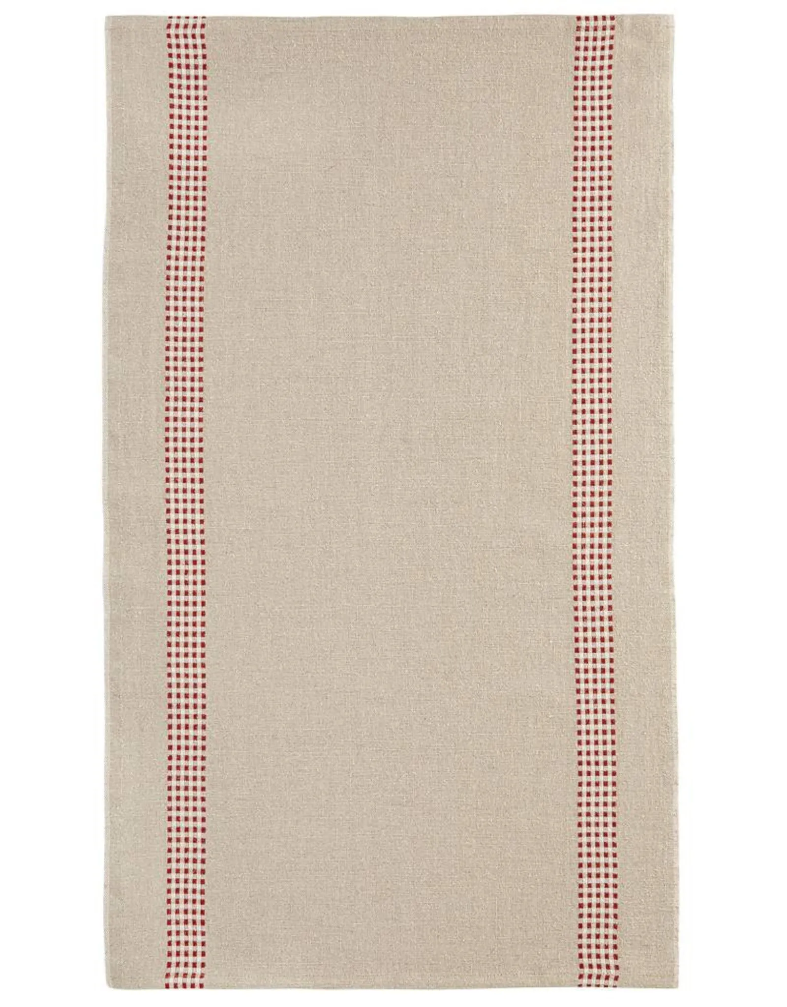 100% French Linen Kitchen Tea Towel Lustcru Lin Rouge by Charvet Editions