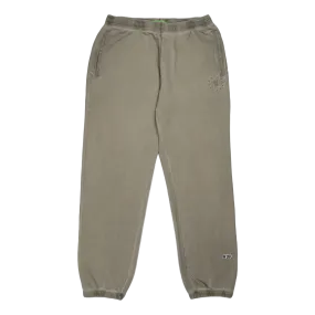 12 Galaxies Faded Fleece Pant Khaki