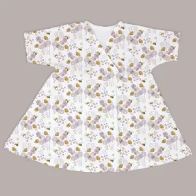 1309-Flower Bees Cross Over Dress