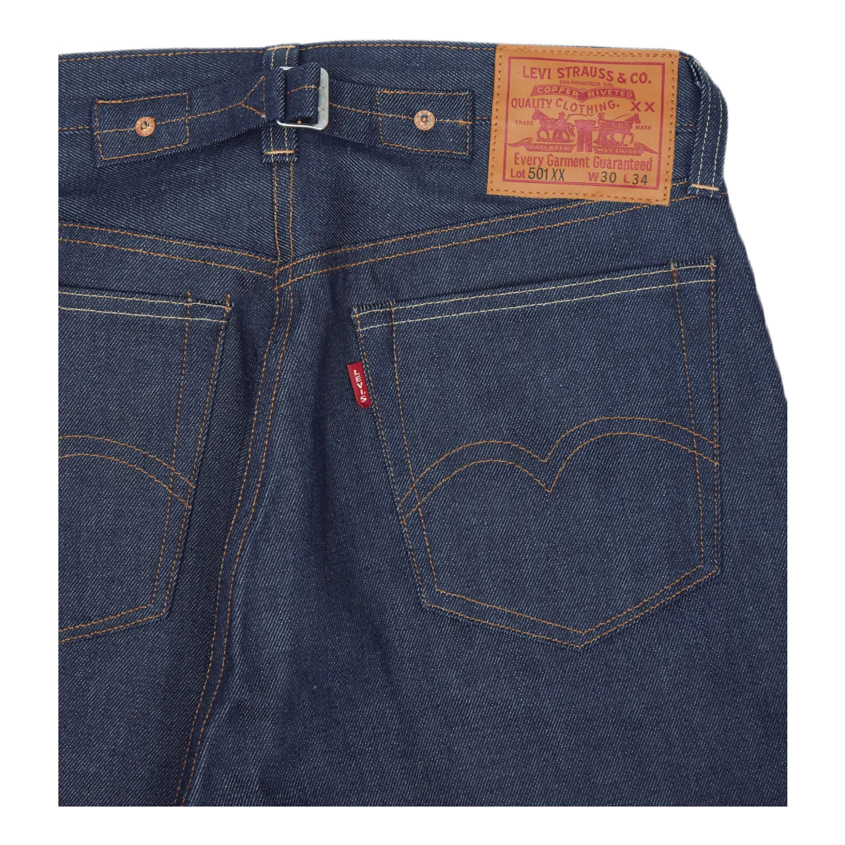 1937 501 Jeans 37 Rigid V2 Dark Indigo - Flat Finish