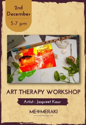 2nd December: Art Therapy Workshop with Jaspreet