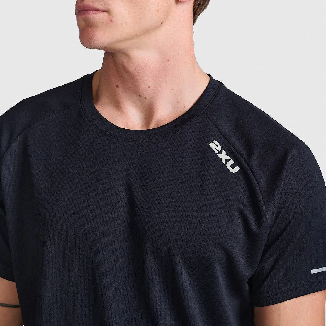 2XU - Aero Tee - Black/Silver Reflective