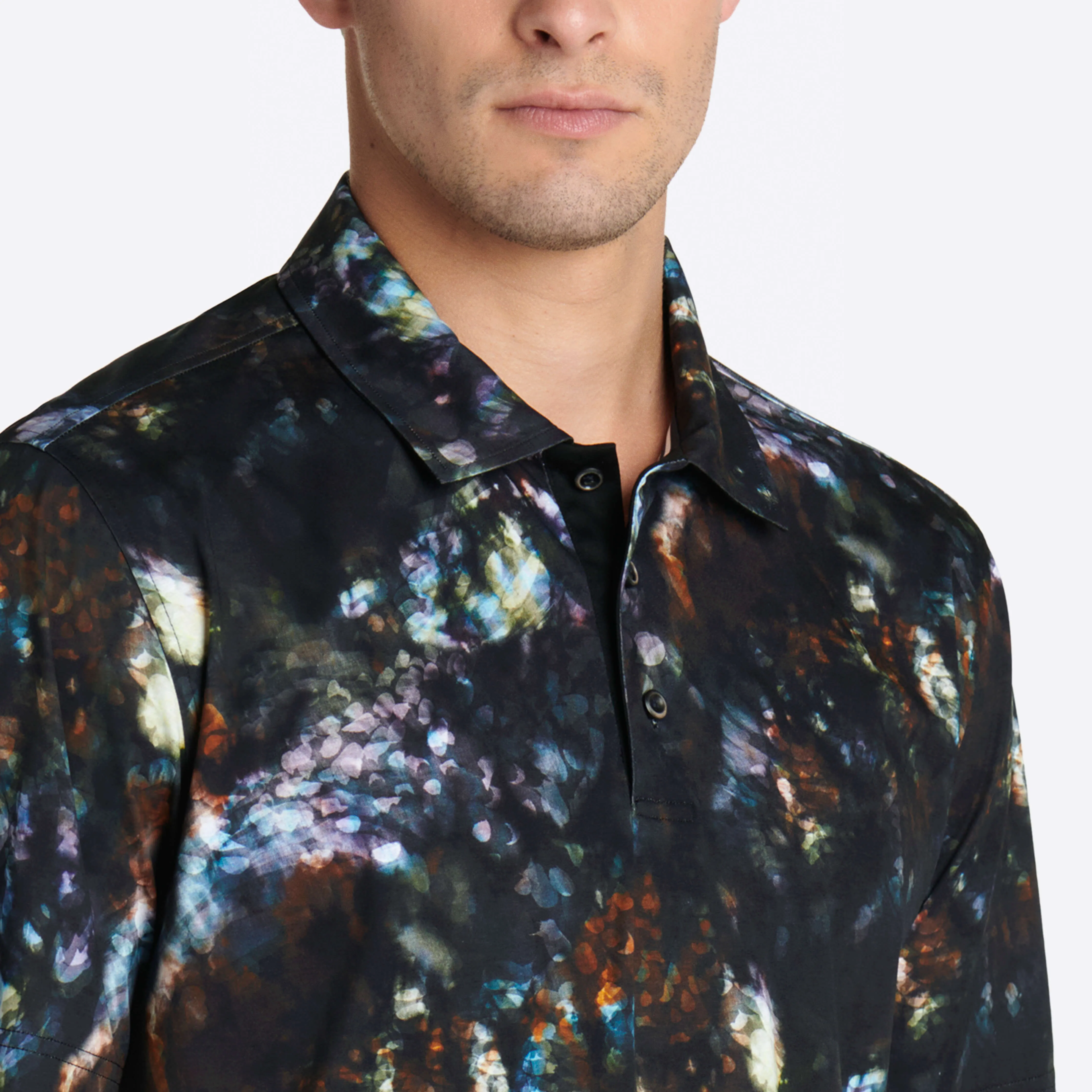 Abstract Print Polo