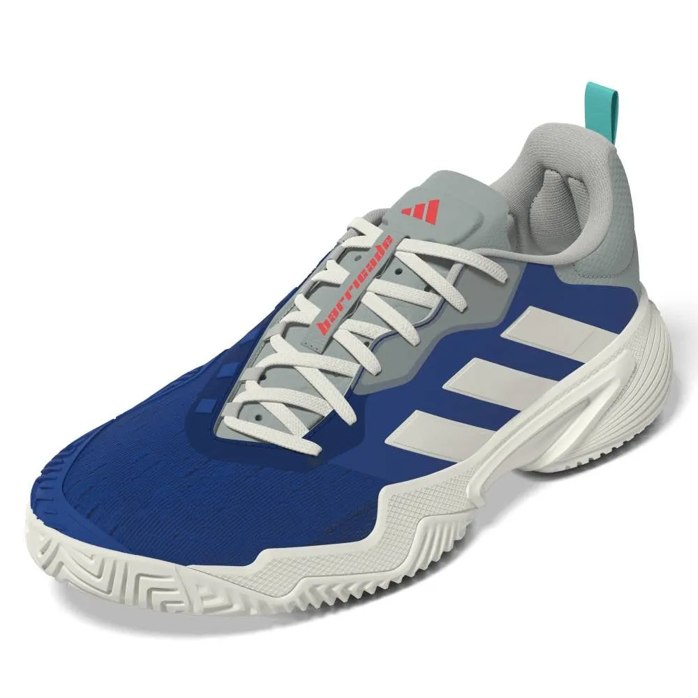 adidas Barricade Men's Tennis Shoe (Blue/White)