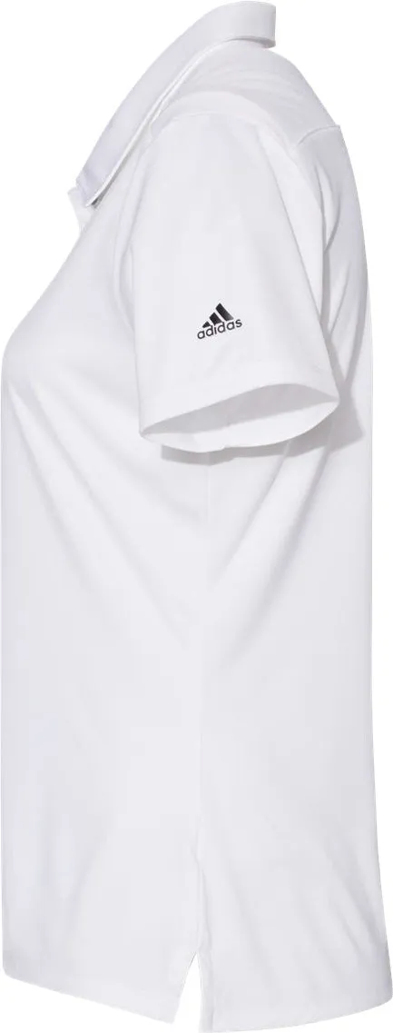 Adidas Ladies 3-Stripes Shoulder Polo