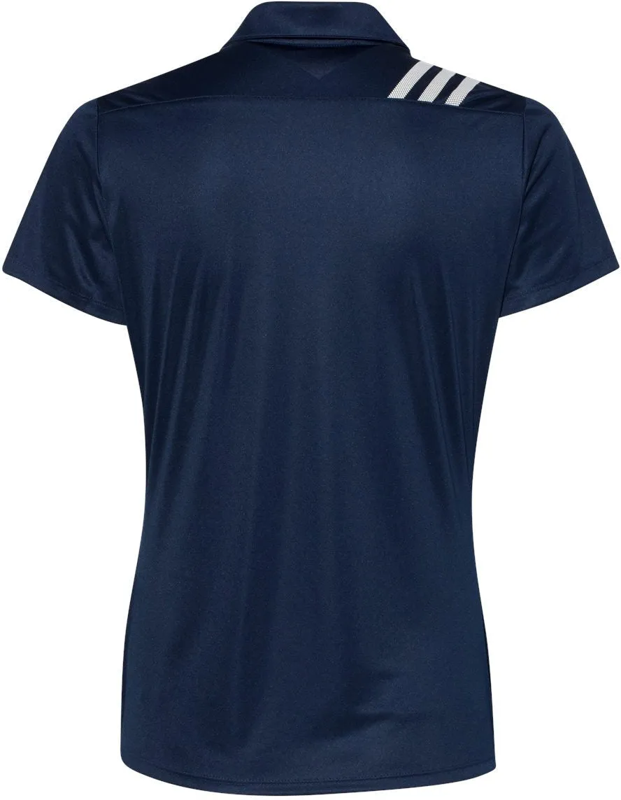 Adidas Ladies 3-Stripes Shoulder Polo