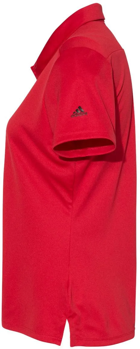 Adidas Ladies 3-Stripes Shoulder Polo