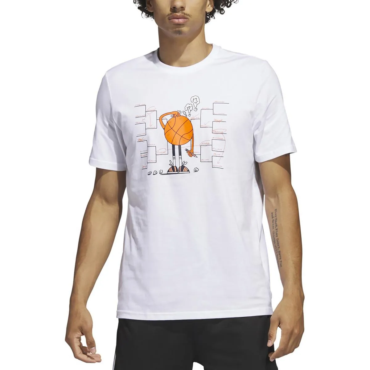 Adidas Mens Cotton Graphic T-Shirt