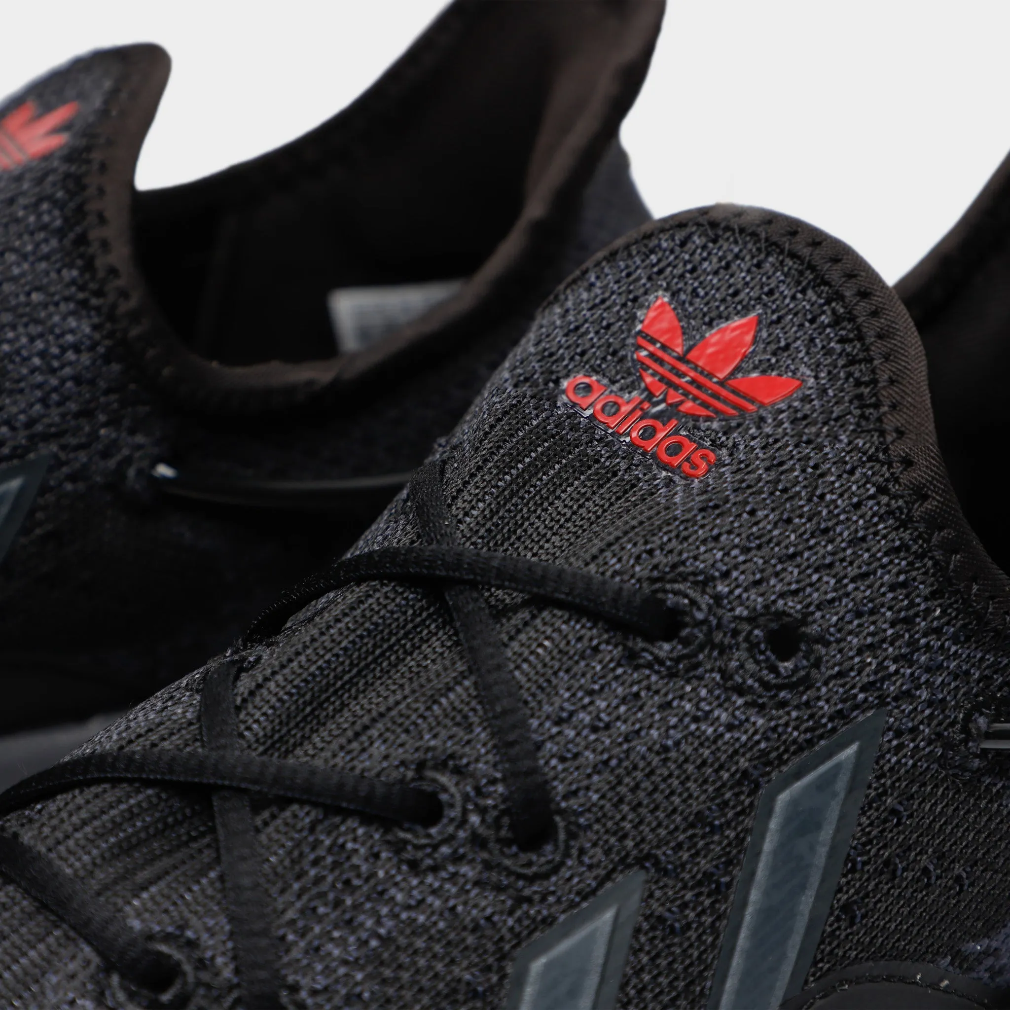 adidas Originals Ozweego Knit Core Black / Carbon - Better Scarlet