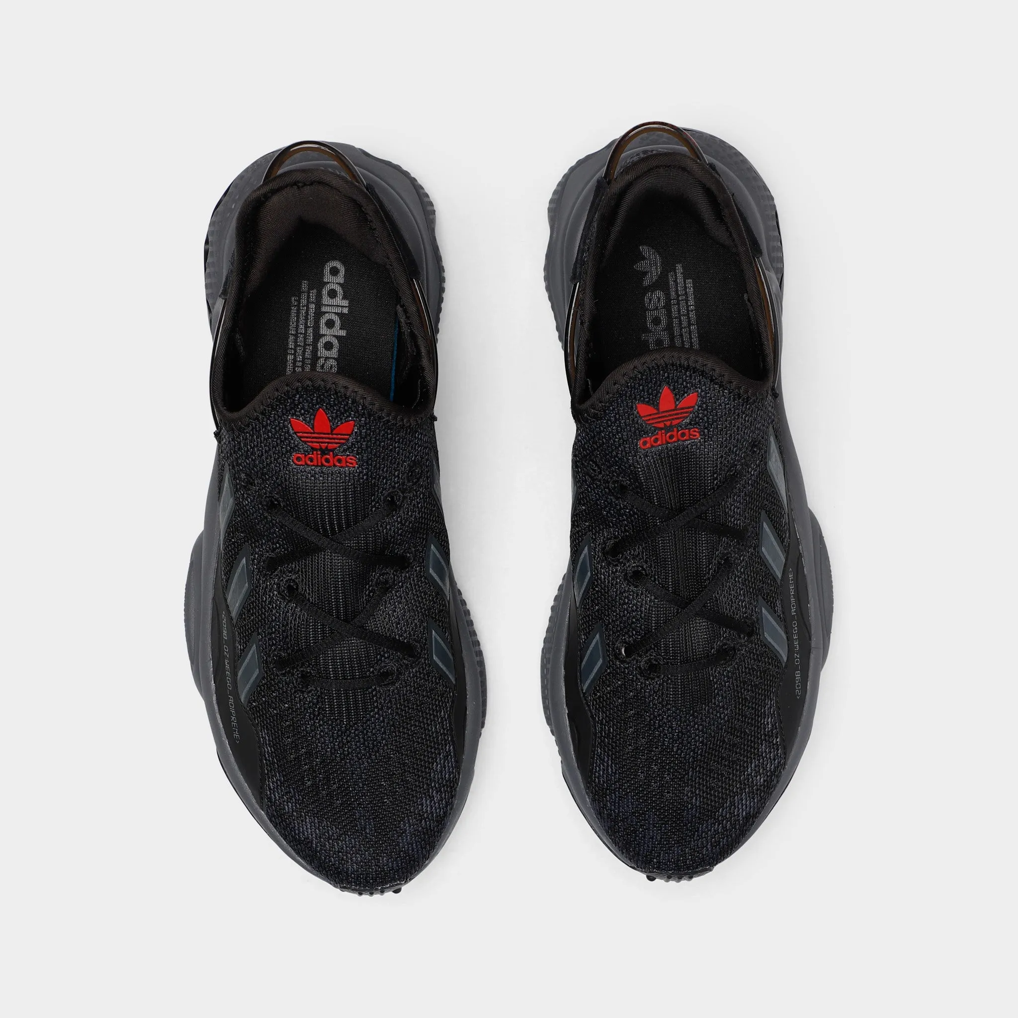 adidas Originals Ozweego Knit Core Black / Carbon - Better Scarlet