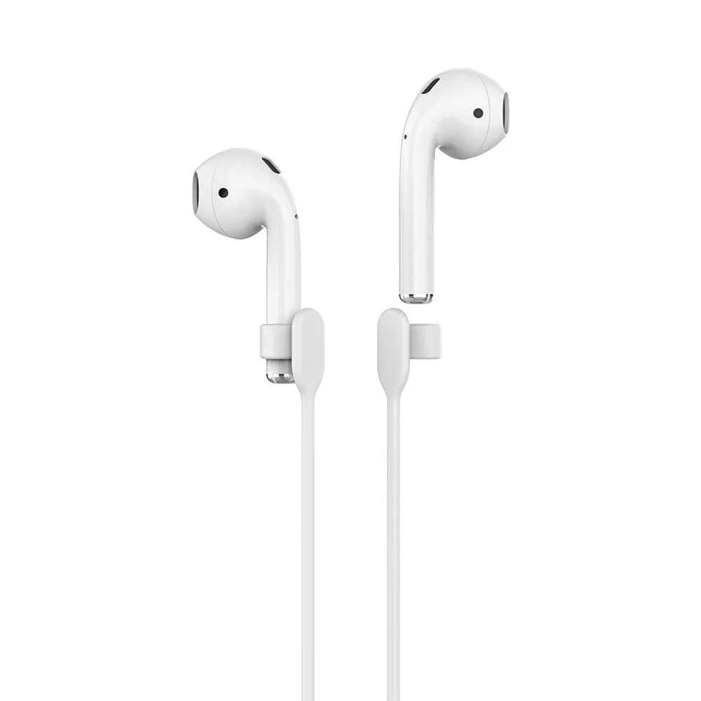 AirPods / AirPods Pro Silikone Neck Strap - Hvid