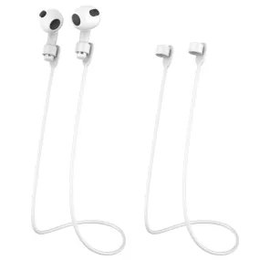 AirPods / AirPods Pro Silikone Neck Strap - Hvid