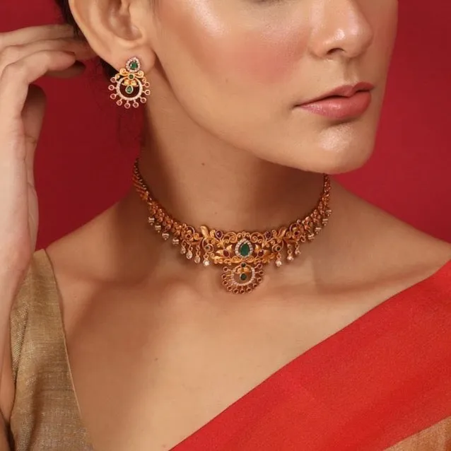 Akshi Antique Choker Set