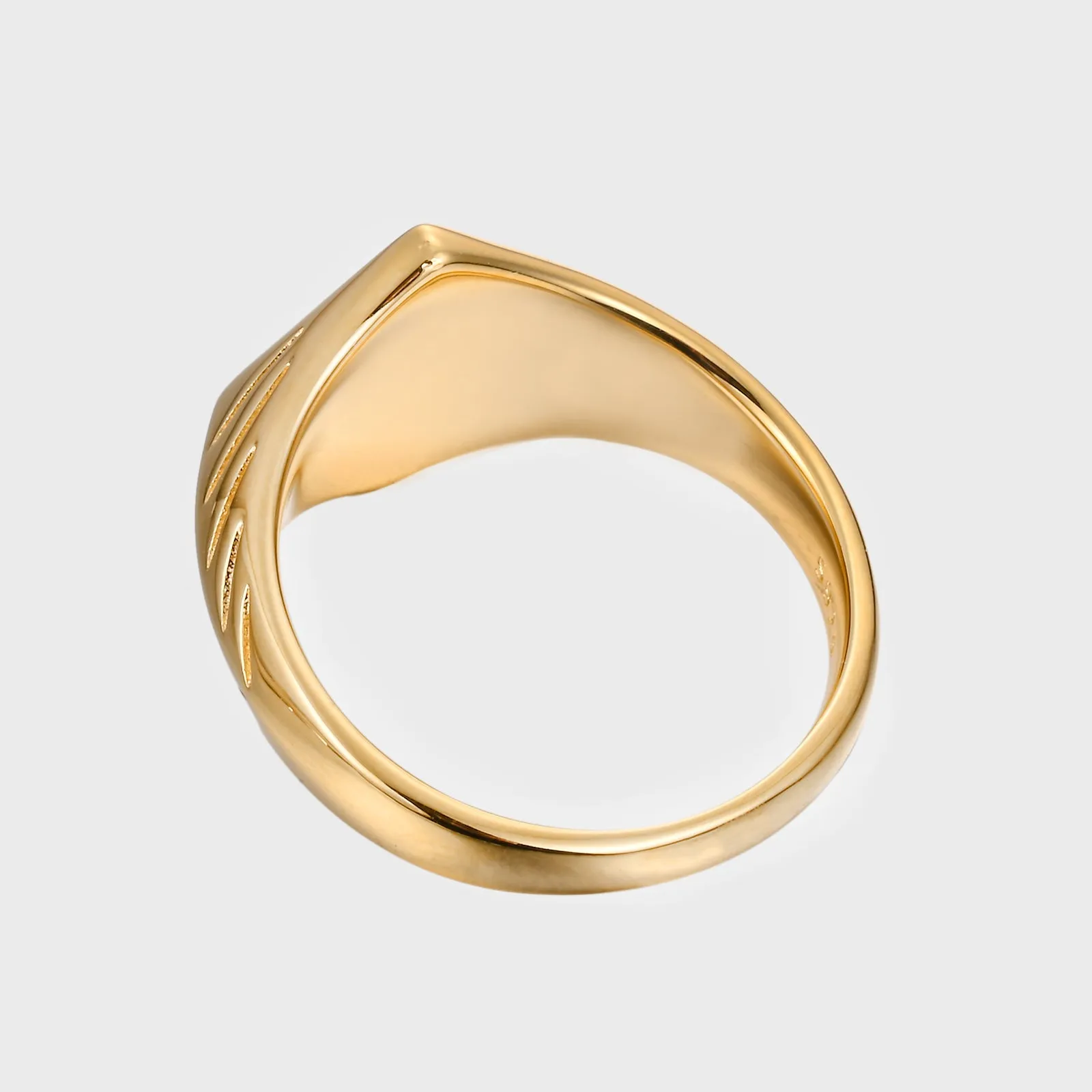 Almond Blossom - Gold Rhombus Ring