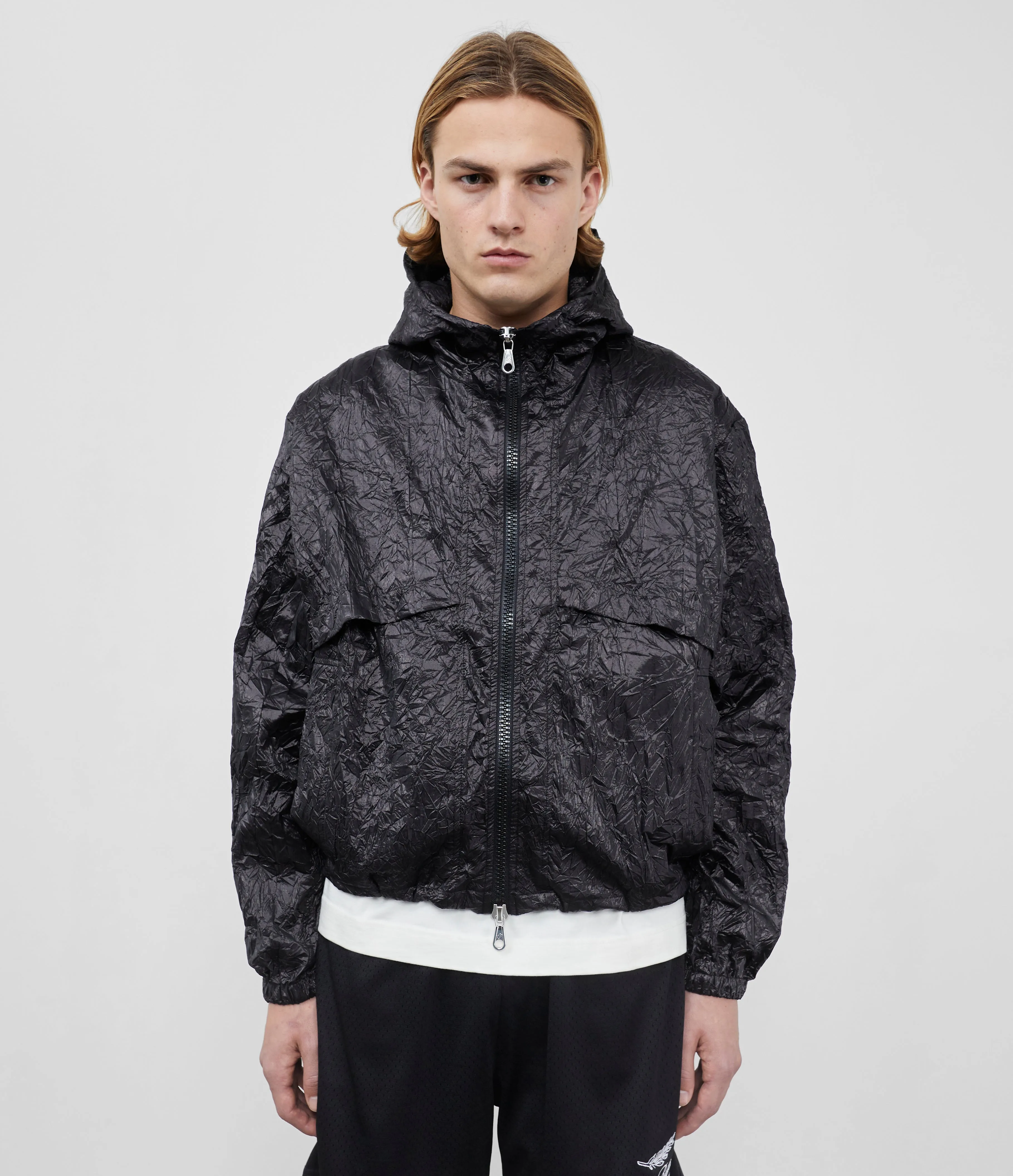 ALUMINIUM CRINKLE WINDBREAKER