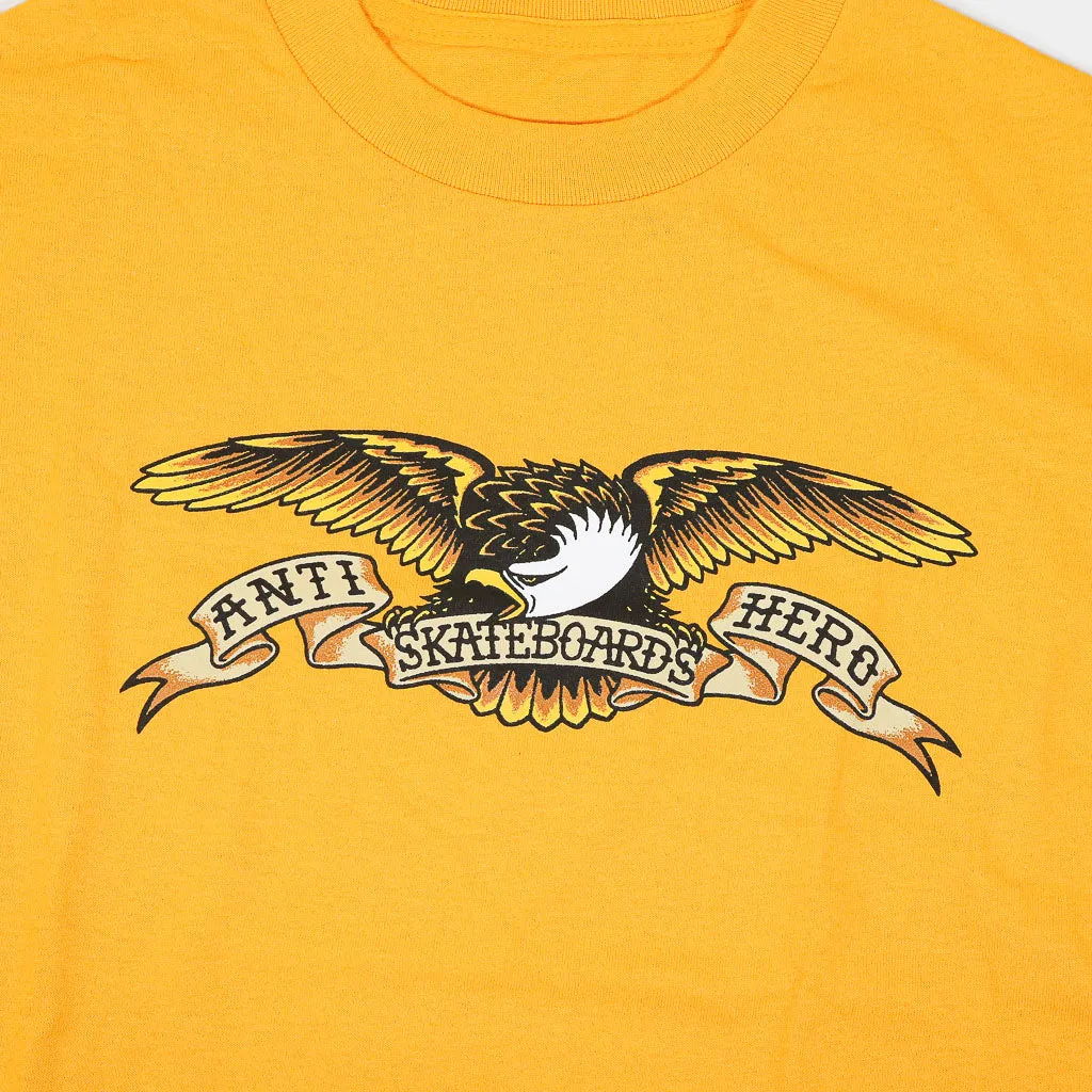 Anti Hero Skateboards - Eagle T-Shirt - Gold