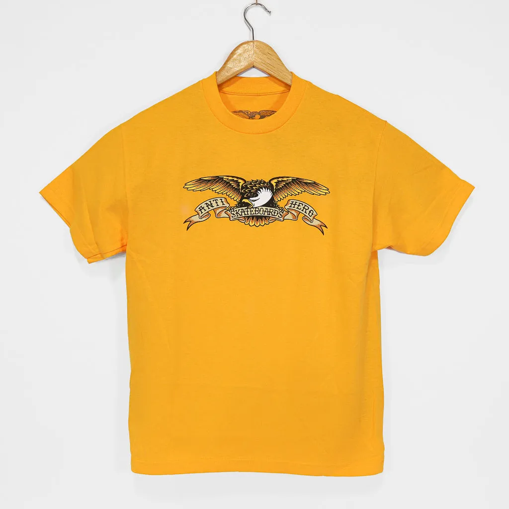 Anti Hero Skateboards - Eagle T-Shirt - Gold