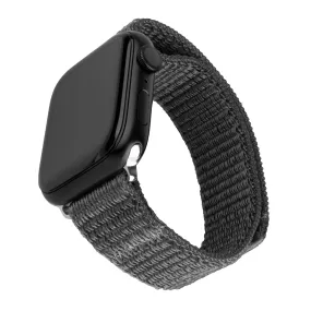 Apple Watch (42/44/SE/45) Fixed Nylon Rem - Mørkegrå