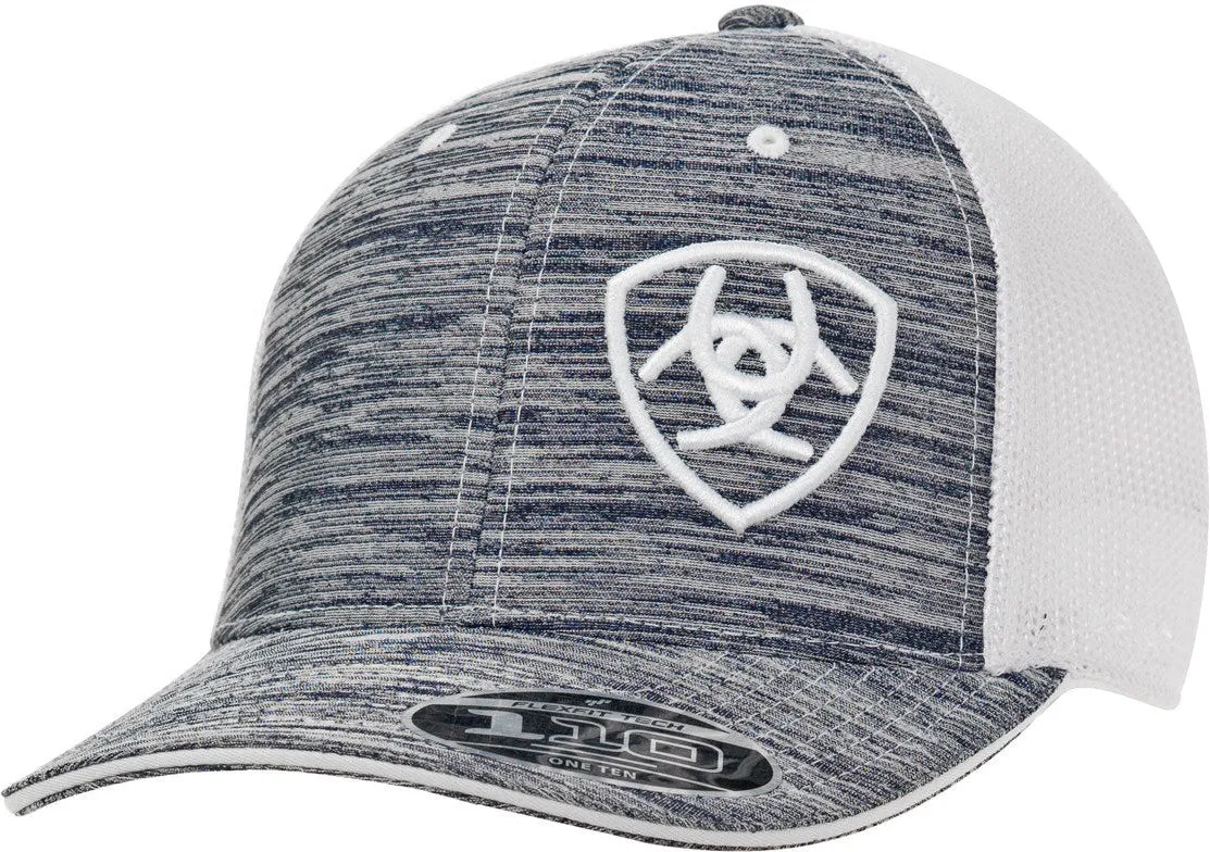 Ariat Heather Grey Offset Logo Ball Cap