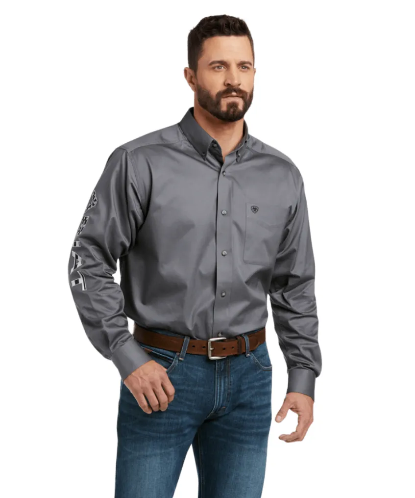 Ariat Mens Team Logo Twill Classic Fit Shirt Style 10037479