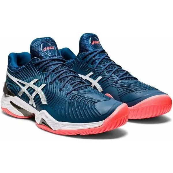 Asics Court FF 2 Novak Blue Orange Padel Shoes