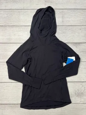 Athletic Sweatshirt Hoodie By Lululemon In Black, Size: Xs