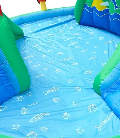 Atlantis Slide & Splash Inflatable-children's outdoor party fun