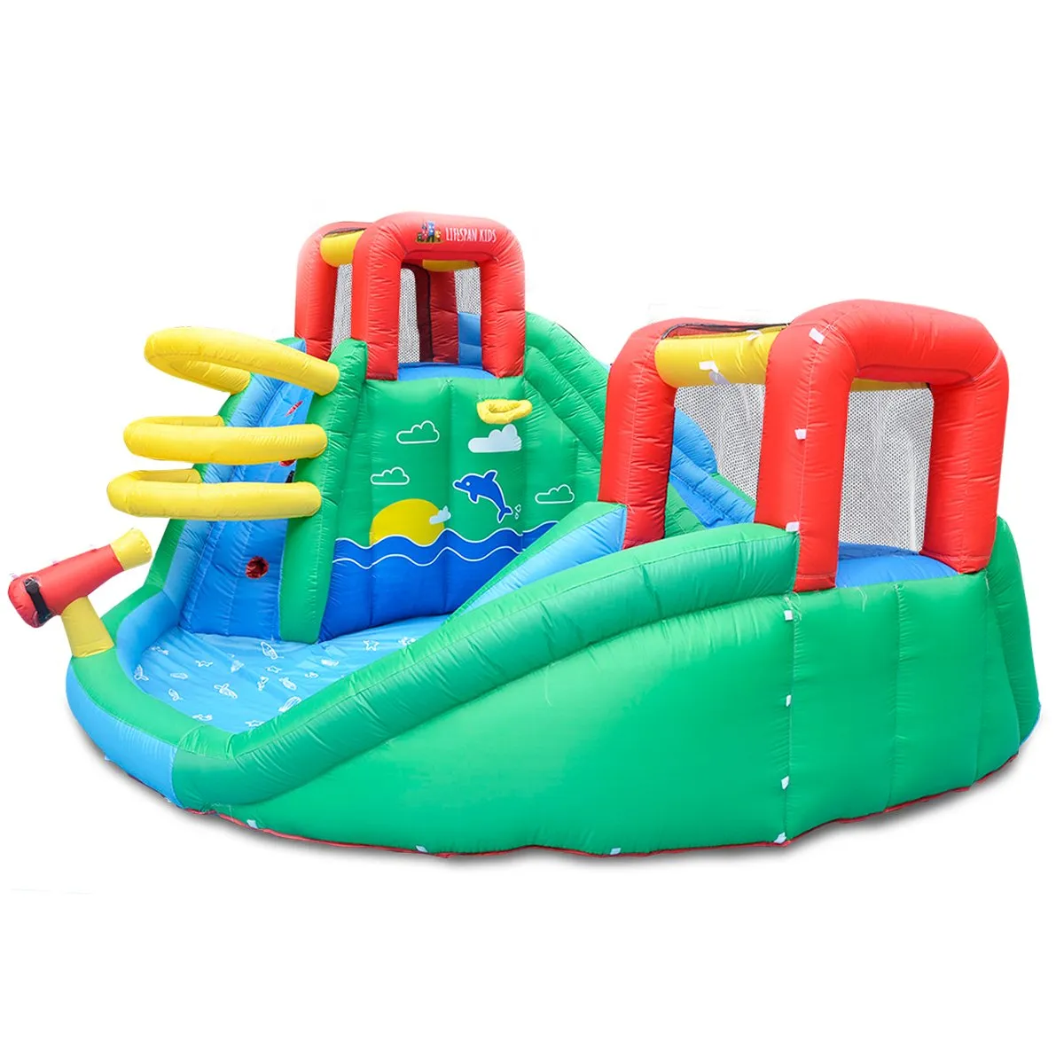 Atlantis Slide & Splash Inflatable-children's outdoor party fun