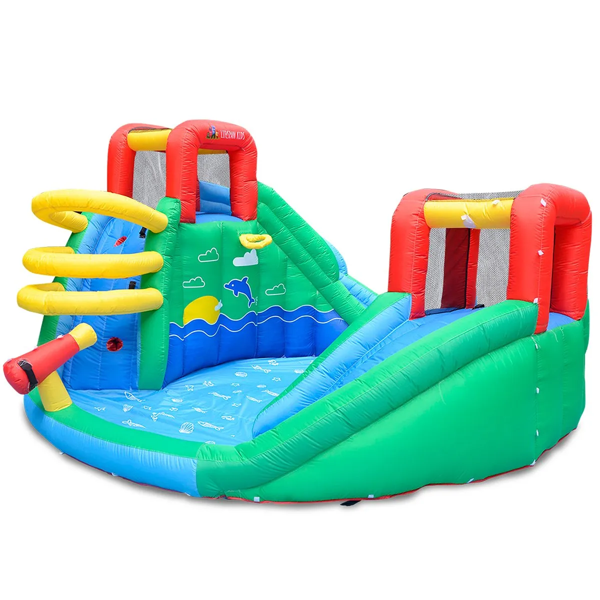 Atlantis Slide & Splash Inflatable-children's outdoor party fun