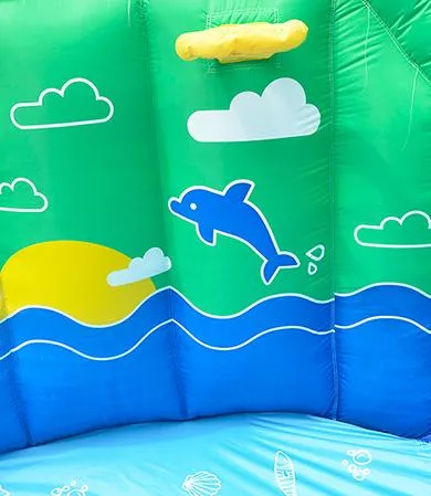 Atlantis Slide & Splash Inflatable-children's outdoor party fun