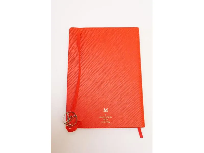 Authentic Pre-owned Louis Vuitton Epi Rouge Cahier Gustave MM Notebook GI0115 210745