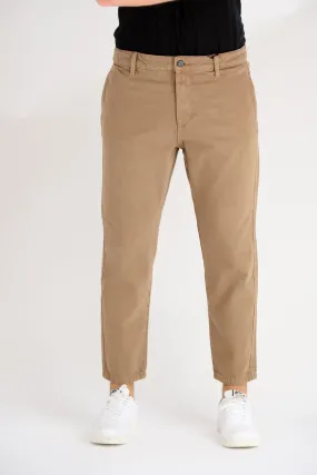 Avi Beam Chino Twill Pants - Shitake