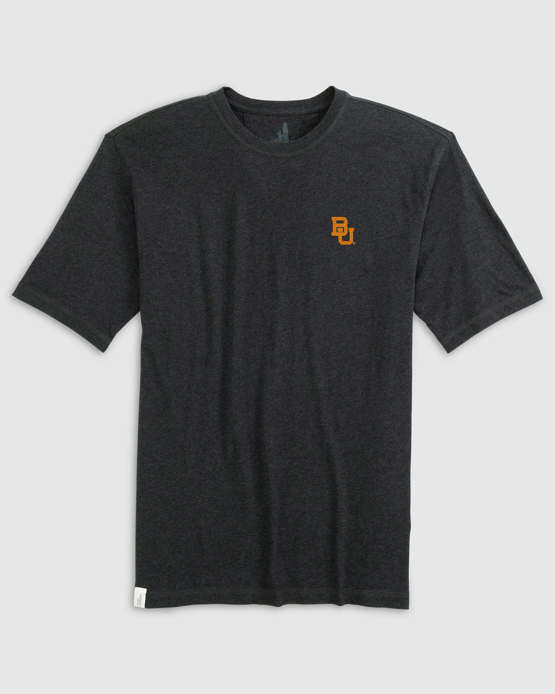 Baylor Heathered Spencer Cotton T-Shirt