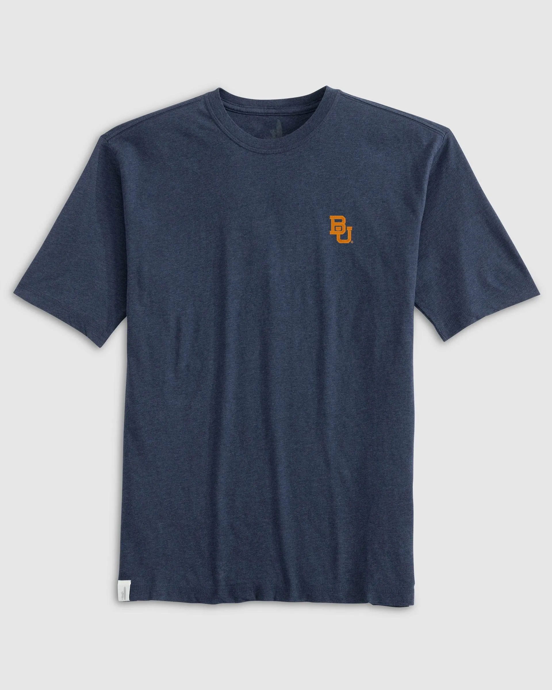 Baylor Heathered Spencer Cotton T-Shirt