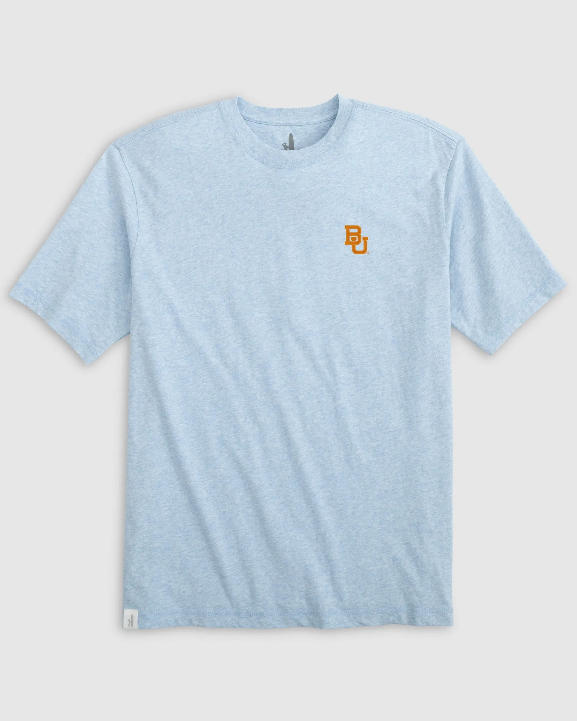 Baylor Heathered Spencer Cotton T-Shirt