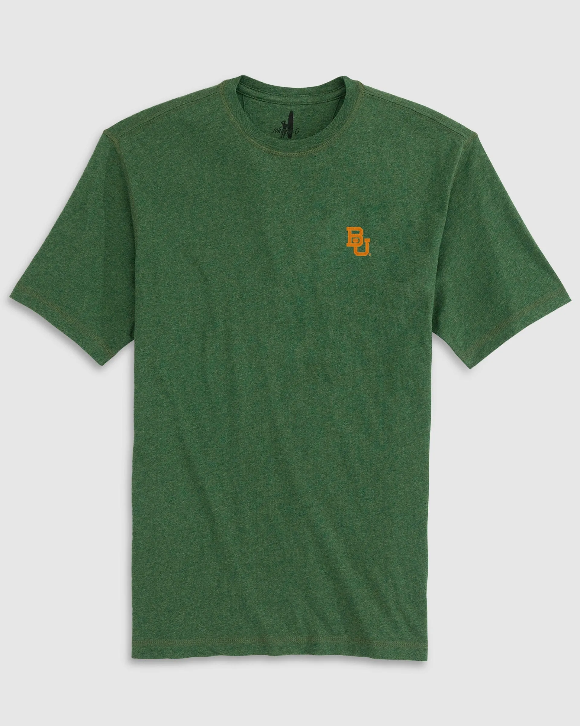 Baylor Heathered Spencer Cotton T-Shirt