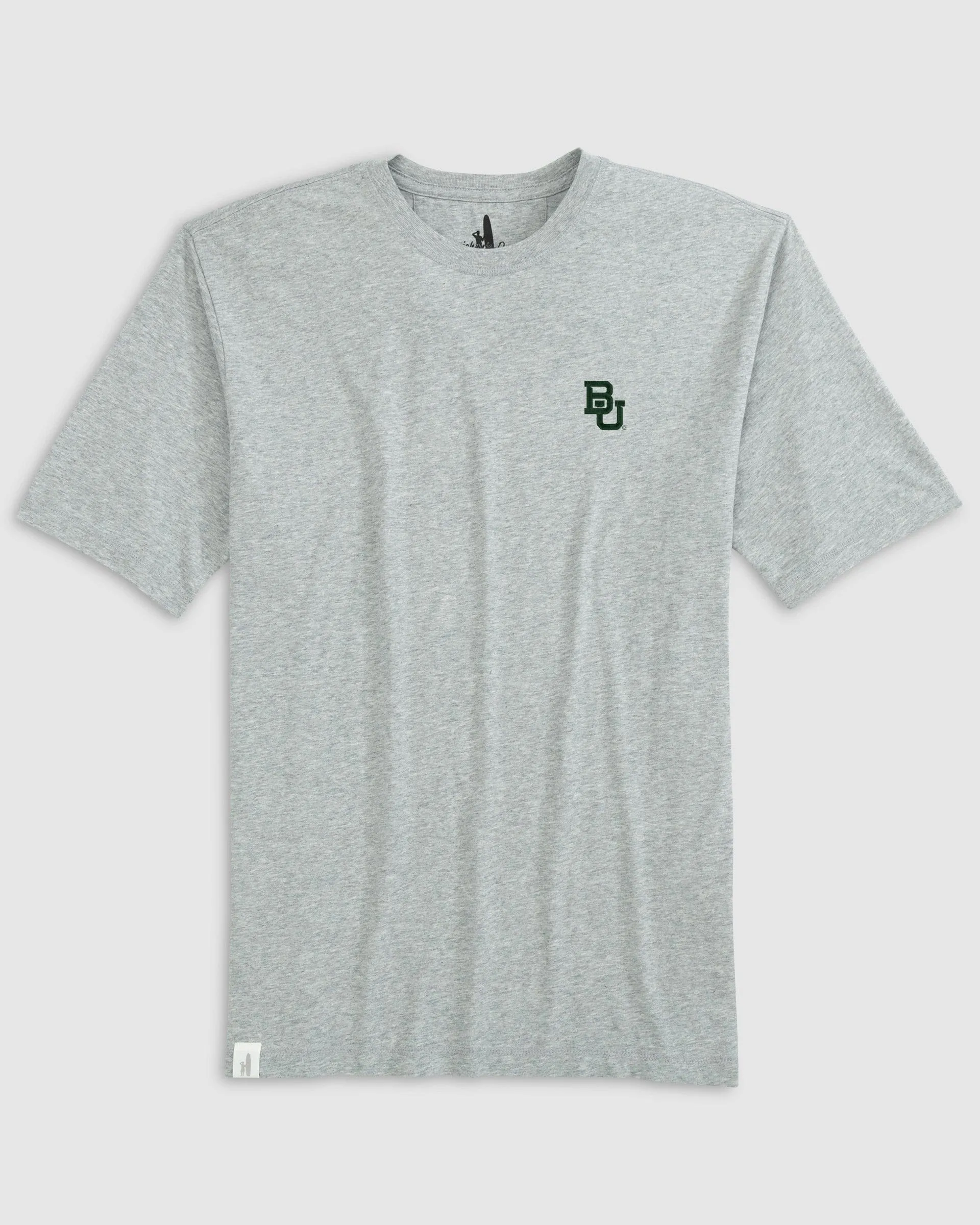 Baylor Heathered Spencer Cotton T-Shirt