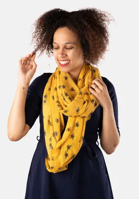 Bee Print Scarf