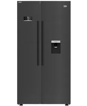 Beko Freestanding American Style Fridge Freezer HarvestFresh | ASD2341VB