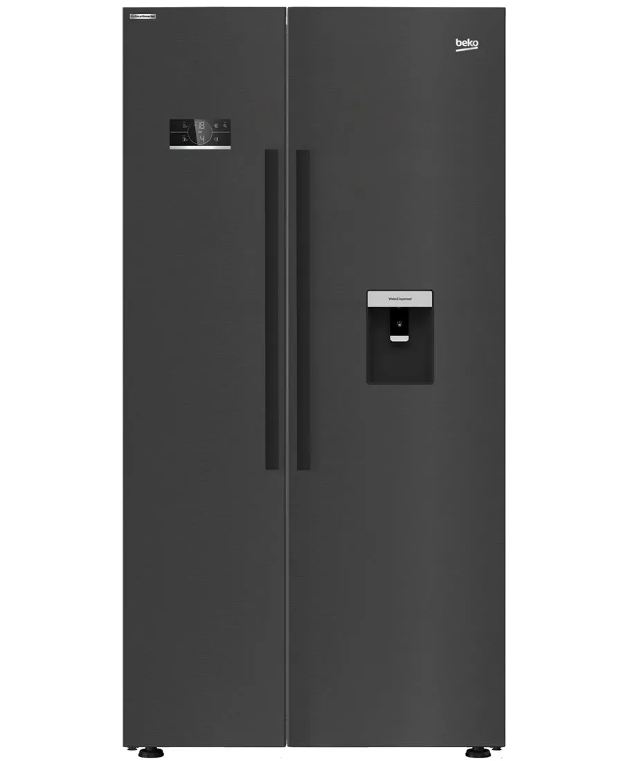 Beko Freestanding American Style Fridge Freezer HarvestFresh | ASD2341VB