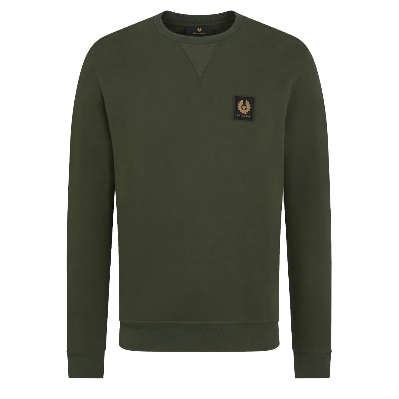 Belstaff Cotton Fleece Sweatshirt Tile Green