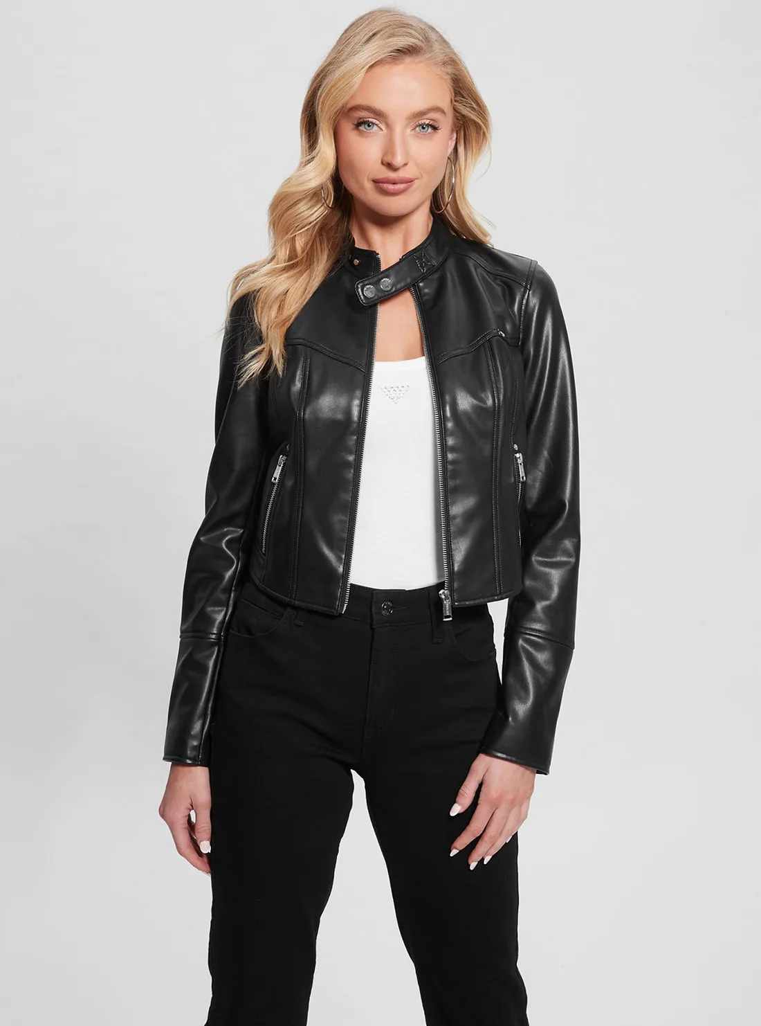 Black Anita Moto Jacket