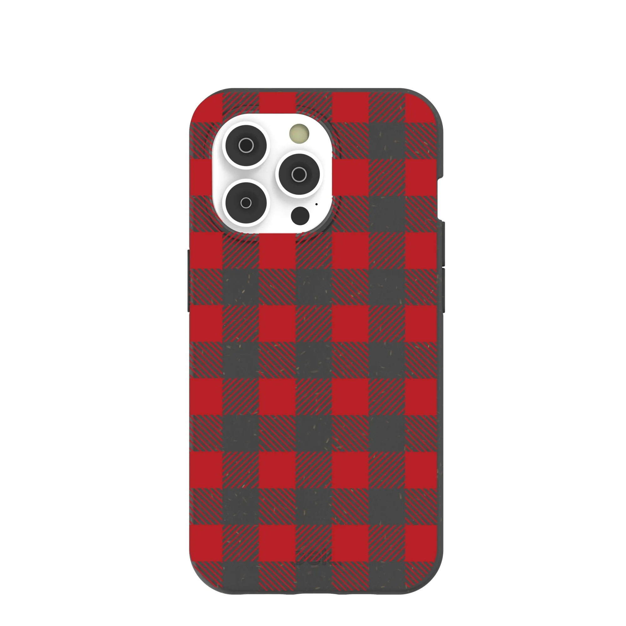 Black Flannel iPhone 14 Pro Case with MagSafe Module