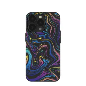 Black Galaxy Swirls iPhone 13 Pro Case