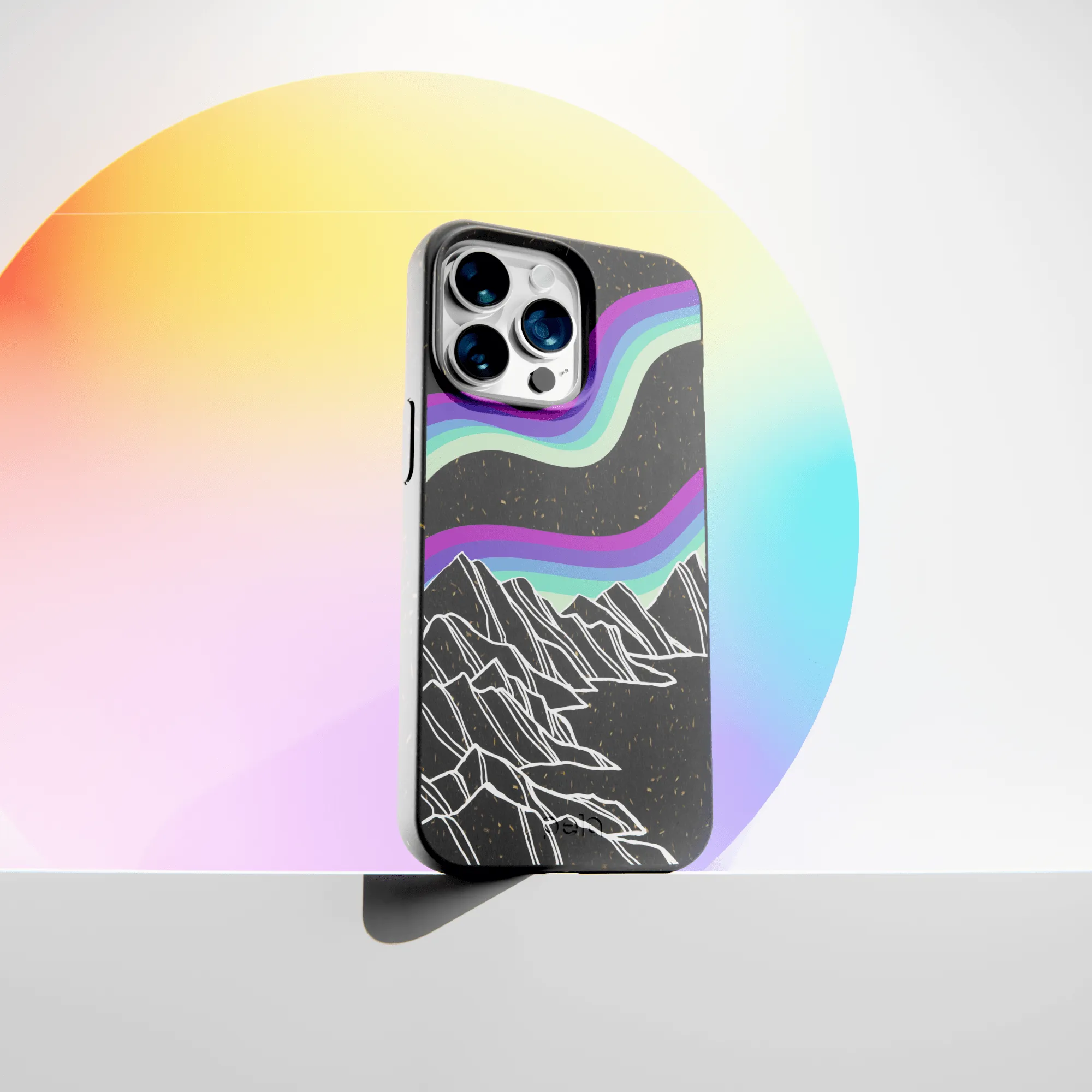 Black Glow iPhone X Case