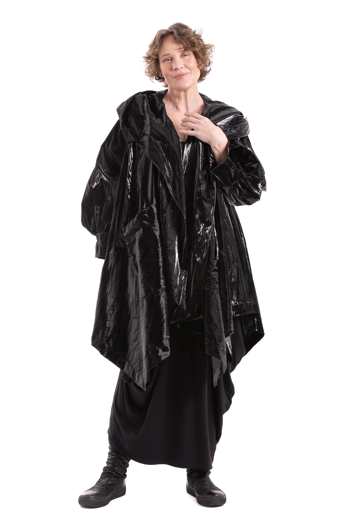 BLACK ONYX COAT PU