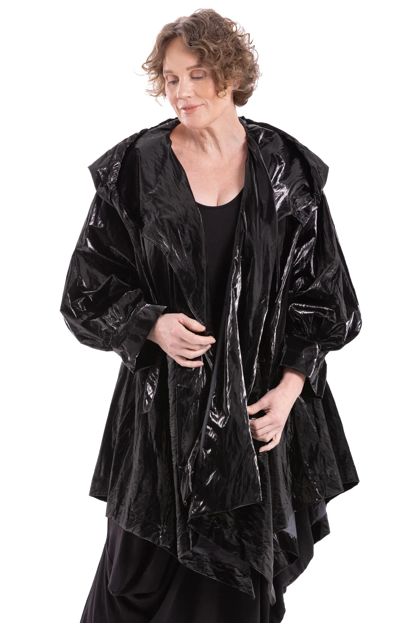 BLACK ONYX COAT PU