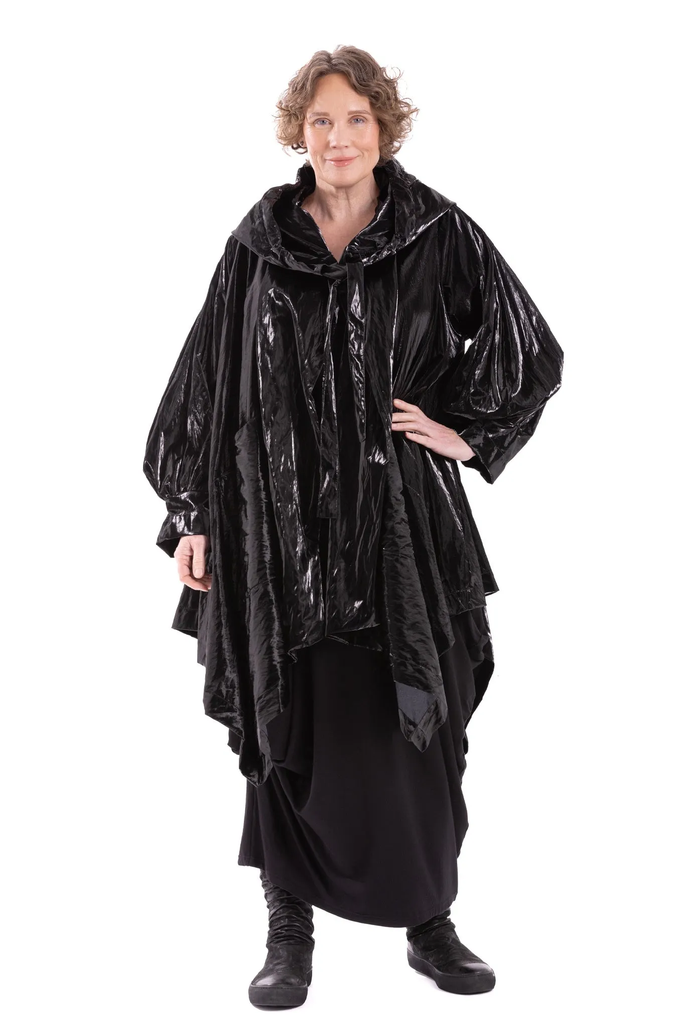 BLACK ONYX COAT PU